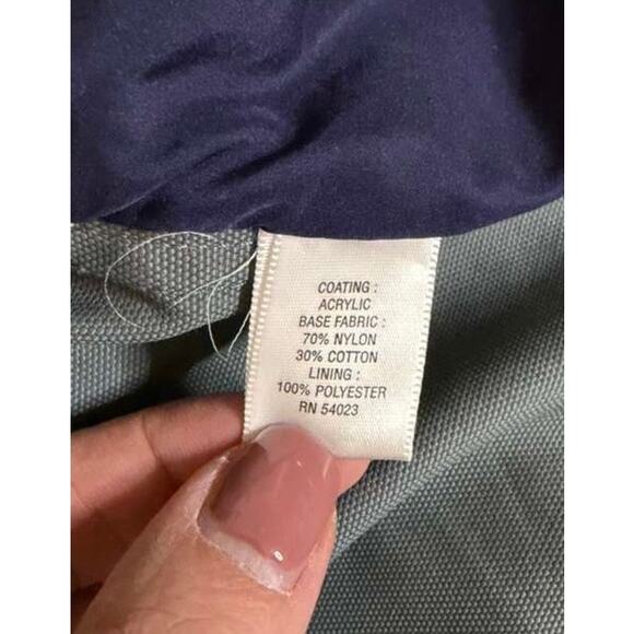 Vintage 90's Banana Republic Bomber Jacket Men’s Small Grey - Picture 8 of 9